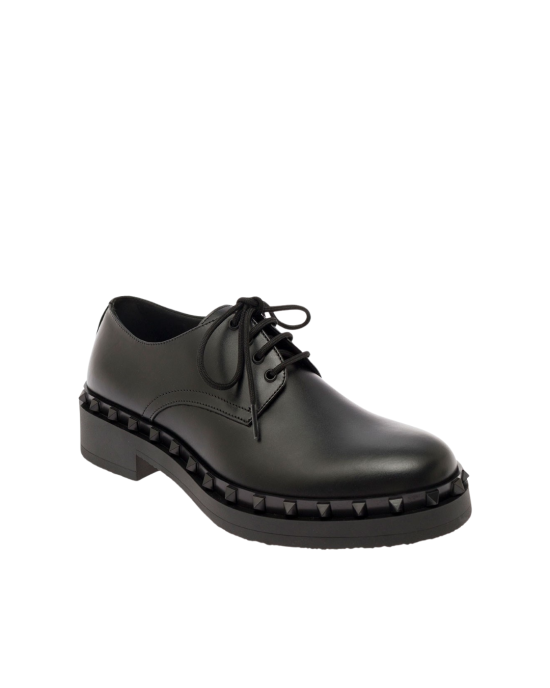 Valentino Garavani Rockstud Derby din piele