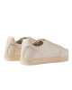 Brunello Cucinelli sneakers crem din piele cu talpă din cauciuc