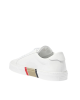 Burberry Rangleton sneakers albi din piele cu detaliu Check