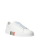 Burberry Rangleton sneakers albi din piele cu detaliu Check