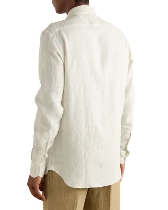 Zegna Oasi Cămașă din In Beige