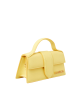 Jacquemus Le Grand Bambino geantă galben pastel