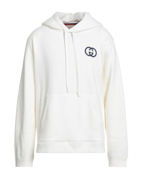 Gucci hanorac alb cu logo Interlocking G