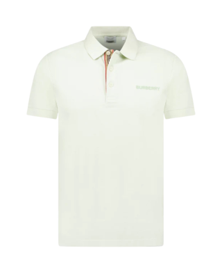 Burberry Hartford Check Placket Polo Pistachio