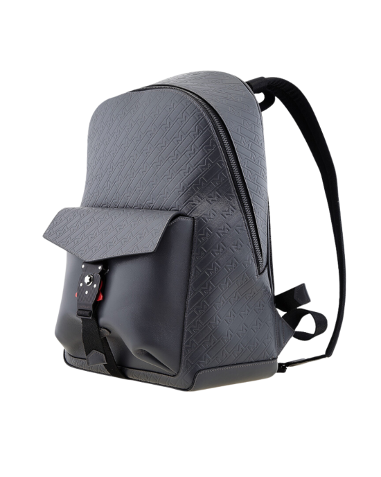 Montblanc Rucsac din Piele Gri-Antracit