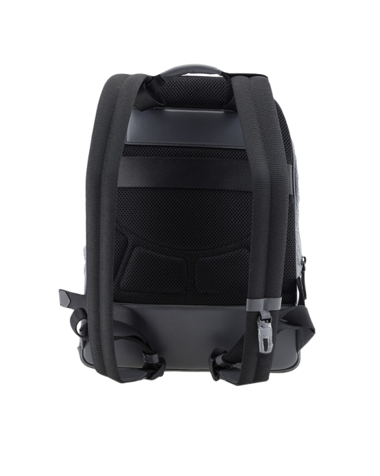 Montblanc Rucsac din Piele Gri-Antracit