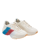 Gucci sneakers Rhyton albi din piele cu detaliu Sylvie Web