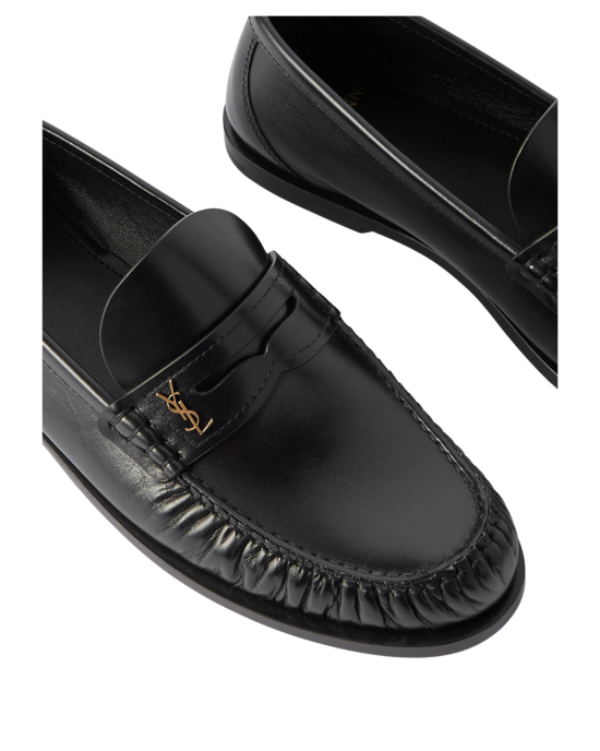 Saint Laurent Loafers negri din piele