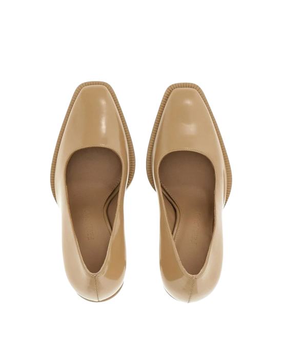Ferragamo Shaped High-Heel Pumps din piele
