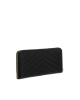 Saint Laurent Portofel din piele matlasată cu monogramă YSL