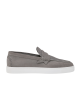 Christian Louboutin Harold I Loafers din Piele Întoarsă Gri