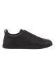 Zegna Triple Stitch Sneakers din Piele Neagră