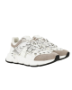 Versace Urban Hike sneakers din piele și suede alb