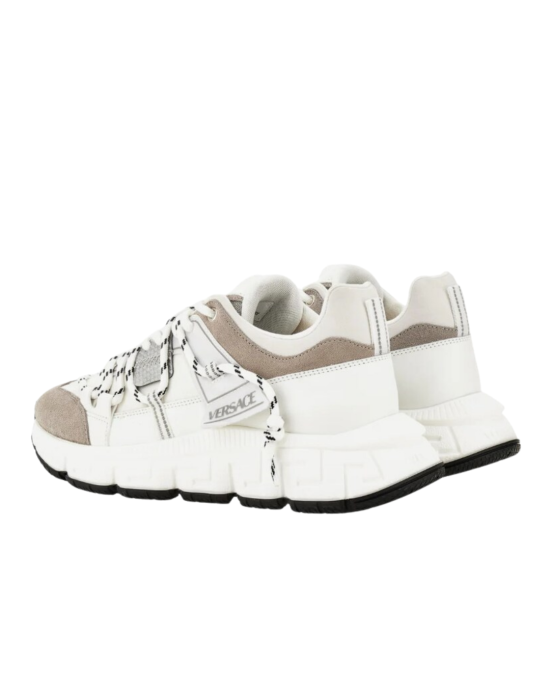 Versace Urban Hike sneakers din piele și suede alb