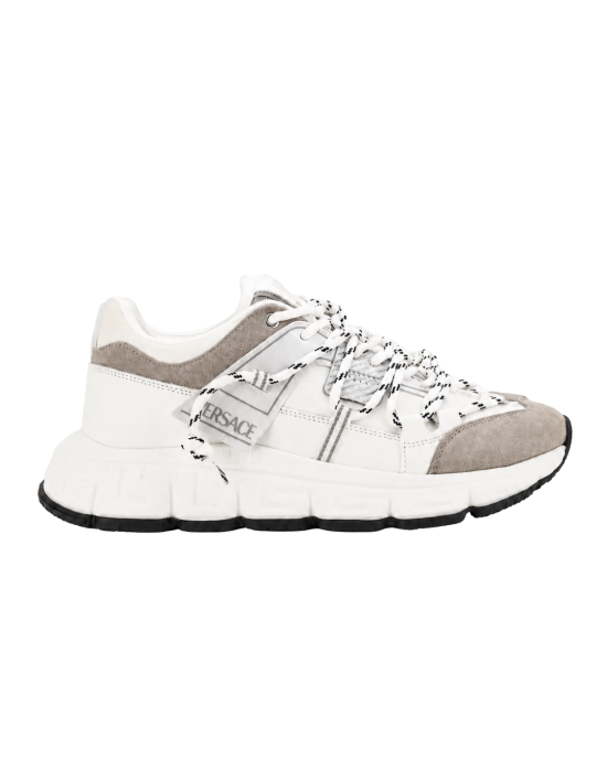 Versace Urban Hike sneakers din piele și suede alb