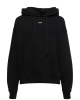 Off-White Double Moon Arrow Skate hanorac negru cu imprimeu
