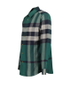 Burberry Cămașă în Carouri Claverdon Verde Închis