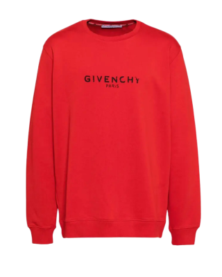 Givenchy Bluză cu guler rotund și logo GIVENCHY Paris aplicat