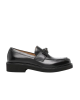 Valentino Garavani VLogo Signature loafers din piele neagră