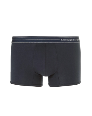 Ermenegildo Zegna Boxeri din bumbac cu bandă logo 