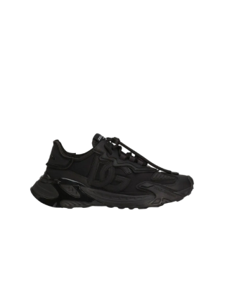 Dolce & Gabbana Sneakers negri cu design chunky și logo DG