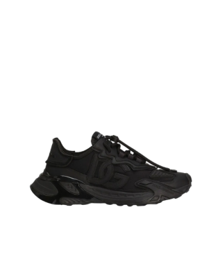 Dolce & Gabbana Sneakers negri cu design chunky și logo DG