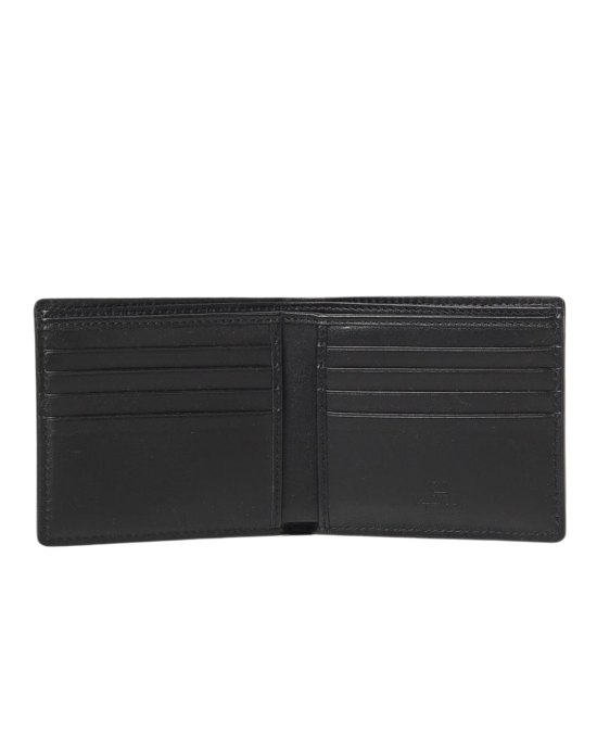 Valentino Garavani portofel negru Toile Iconographe din piele și jacquard