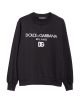 Dolce & Gabbana Hanorac fără glugă cu logo brodat