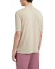 Filippo De Laurentiis Tricou crem din bumbac crepe