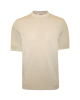 Filippo De Laurentiis Tricou crem din bumbac crepe