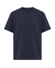 Givenchy Tricou Bleumarin din Bumbac cu Logo 4G Brodat