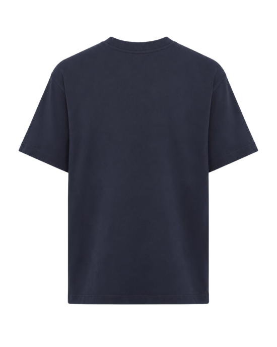 Givenchy Tricou Bleumarin din Bumbac cu Logo 4G Brodat