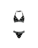 Dolce & Gabbana Set Lenjerie Intimă Logo Print Negru