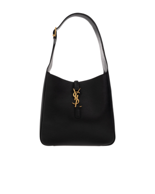 Saint Laurent Le 5 à 7 Hobo Geantă din piele neagră
