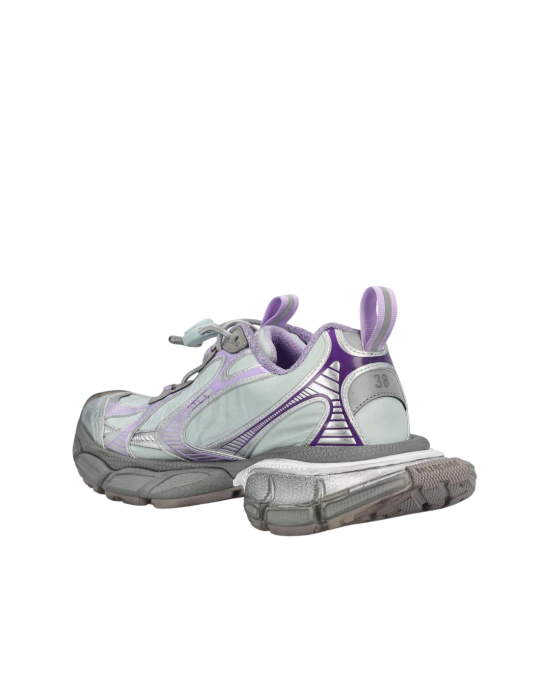 Balenciaga Sneakers 3XL Toe Spray gri și violet