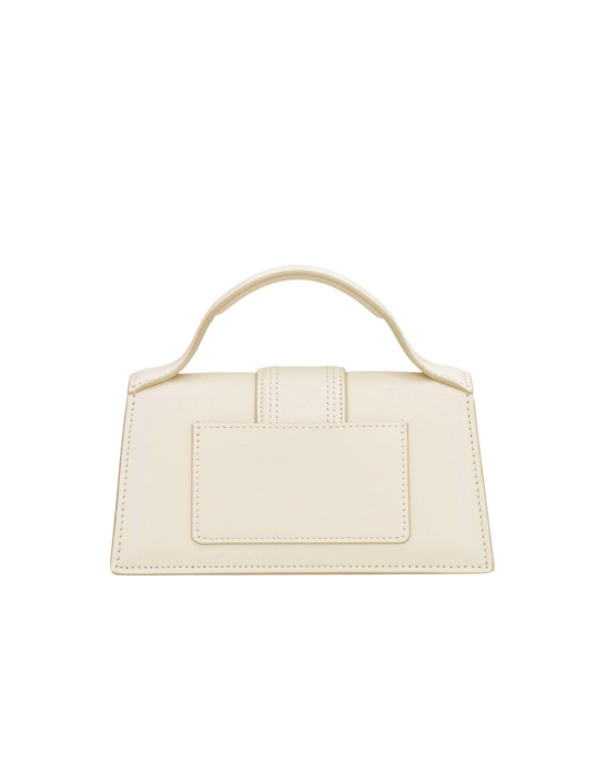 Jacquemus geantă Le Bambino crem din piele