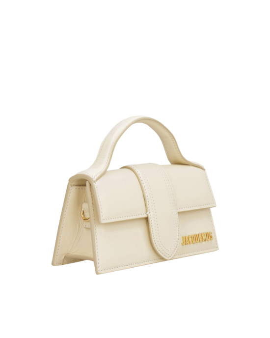 Jacquemus geantă Le Bambino crem din piele
