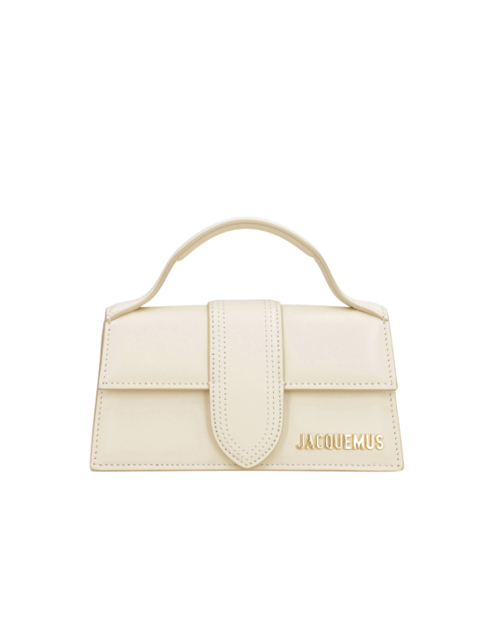 Jacquemus geantă Le Bambino crem din piele