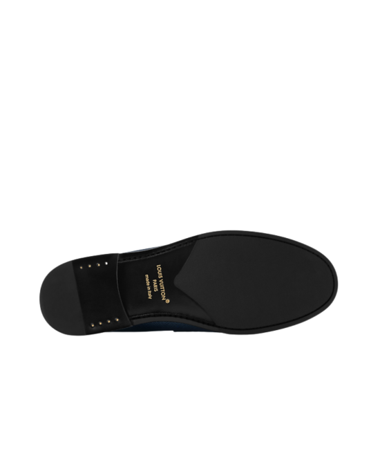 Louis Vuitton Loafers din piele bleumarin