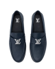 Louis Vuitton Loafers din piele bleumarin