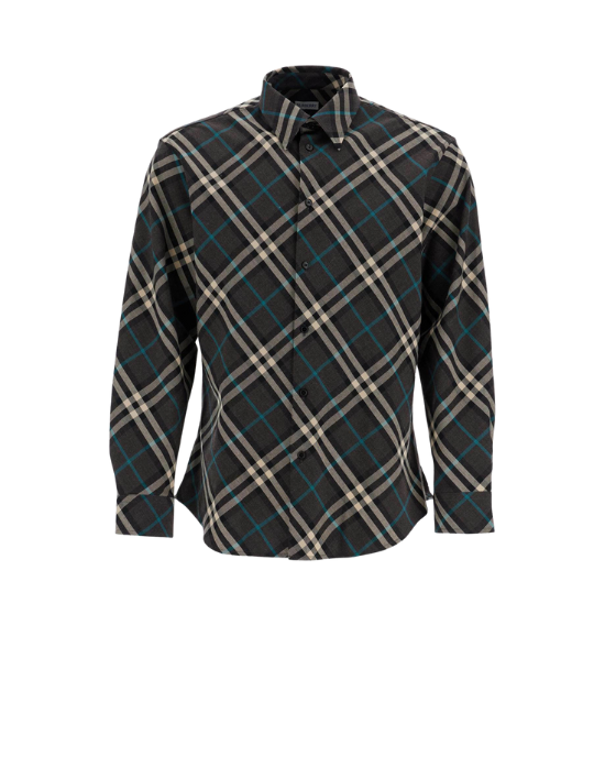 Burberry Cămașă din bumbac cu imprimeu check