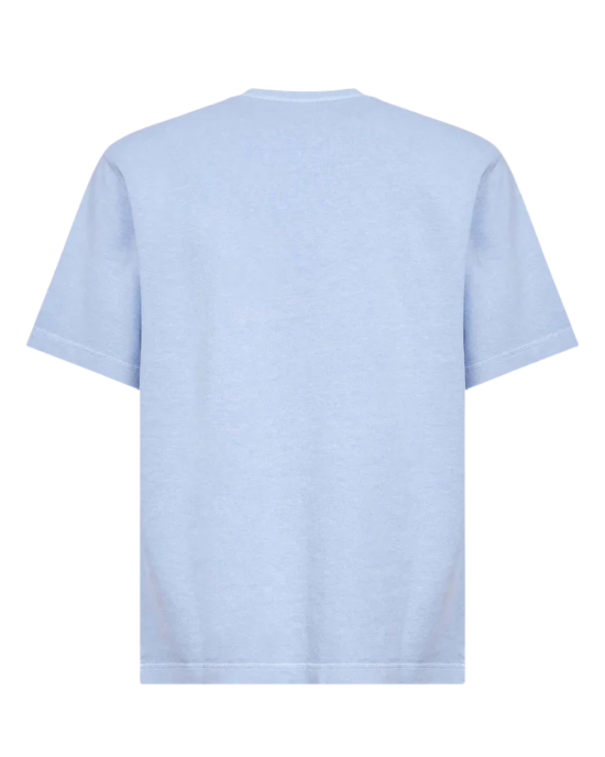 Jacquemus Tricou albastru din bumbac cu logo brodat