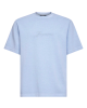 Jacquemus Tricou albastru din bumbac cu logo brodat