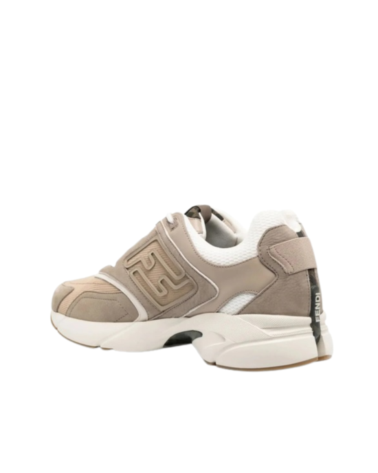 Fendi Faster Sneakers din nubuck cu FF motif