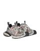 Balenciaga 3XL Slip-On Sneakers Silver cu Efect Worn-Out