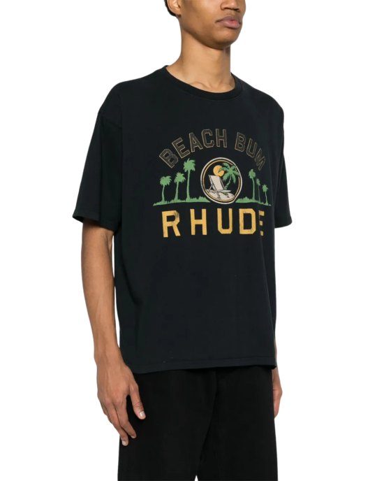 Rhude Beach Bum T-Shirt – Negru