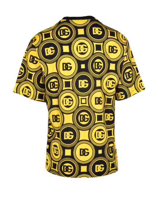 Dolce & Gabbana Tricou cu imprimeu geometric DG