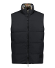 Burberry Lowick vestă reversibilă cu puf, negru / Burberry Check