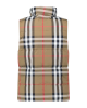 Burberry Lowick vestă reversibilă cu puf, negru / Burberry Check