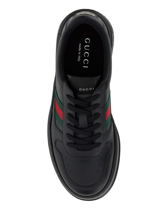 Gucci Sneakers din piele neagră